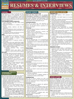 Resumes & Interviews - ebook